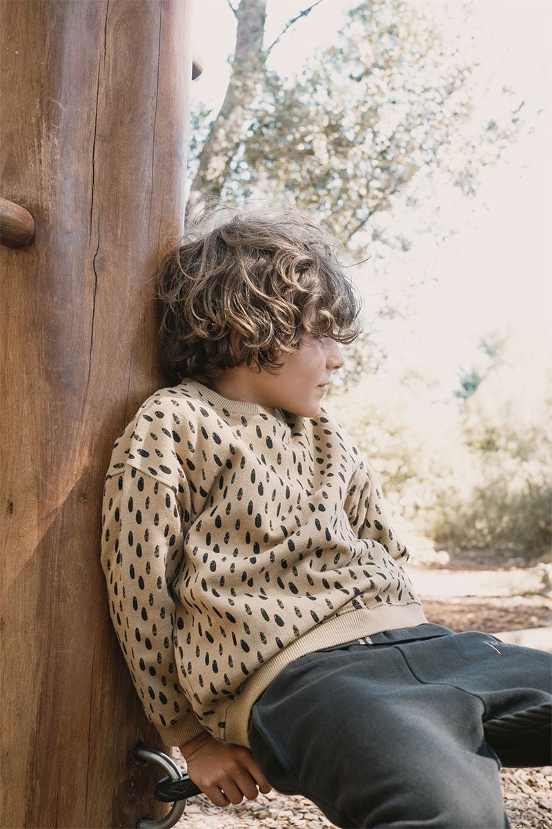 Jay Sweatshirt Kids Stones Beige - Imagen 4