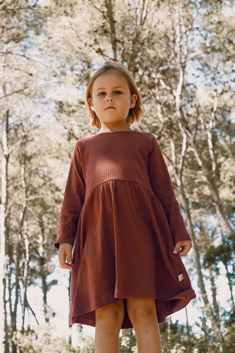 Jess Dress Emerald Garnet