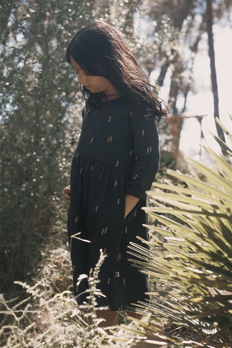 Jess Dress Minerals Black - Imagen 3