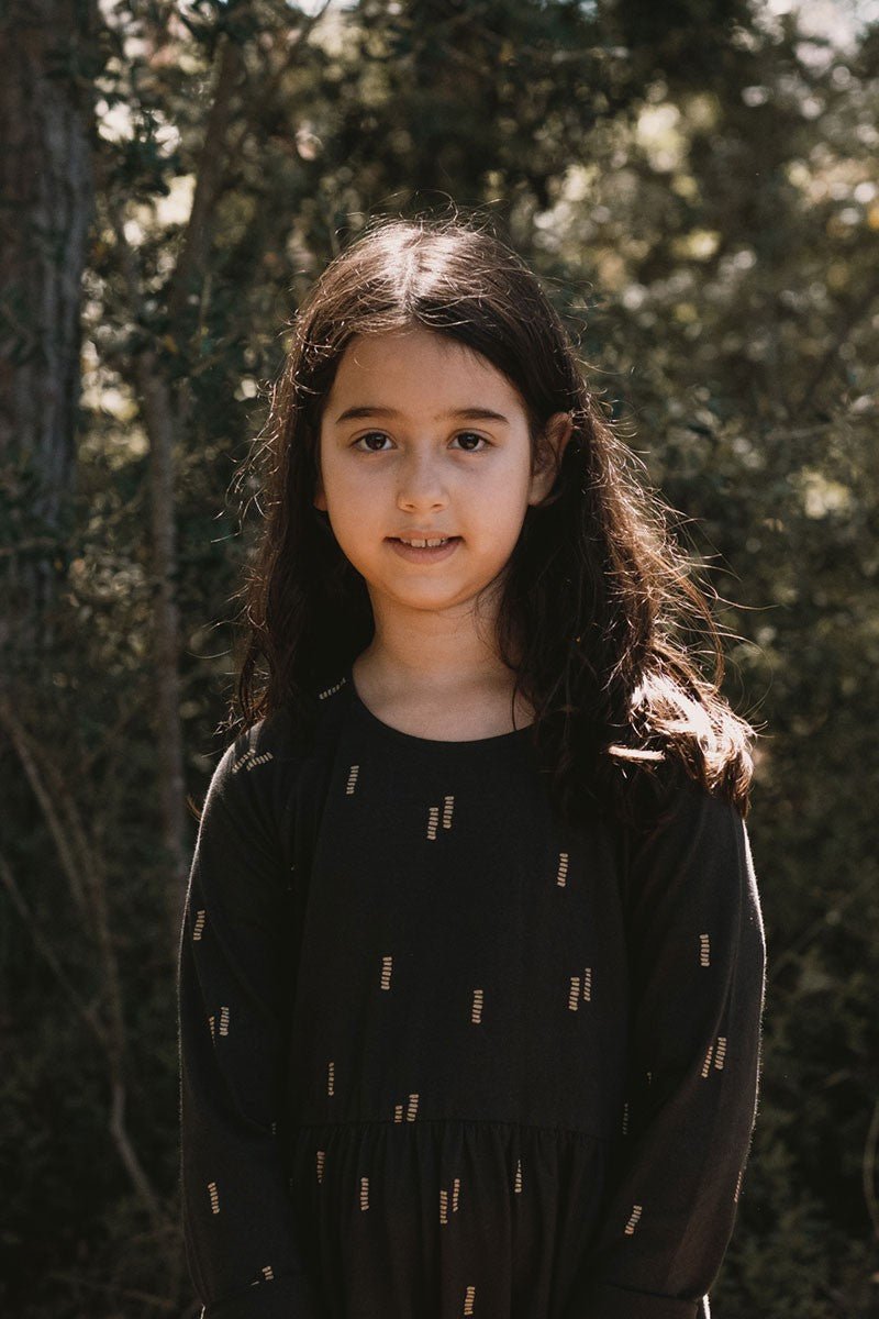 Jess Dress Minerals Black - Imagen 4