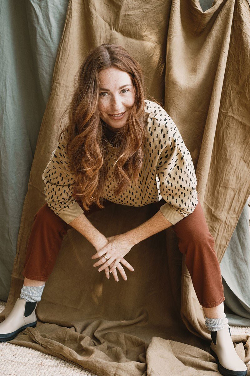 Joana Oversize Sweatshirt Stones Beige - Imagen 2