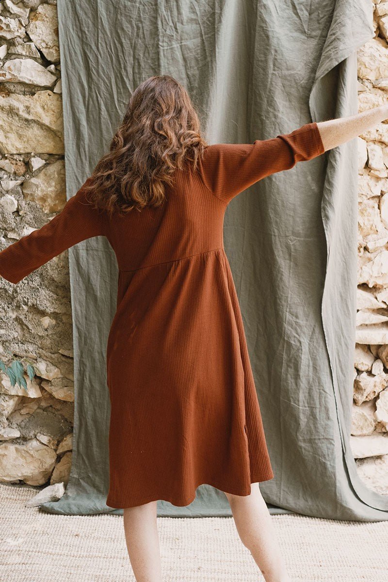 Julia Empire Dress Garnet Agate - Imagen 2