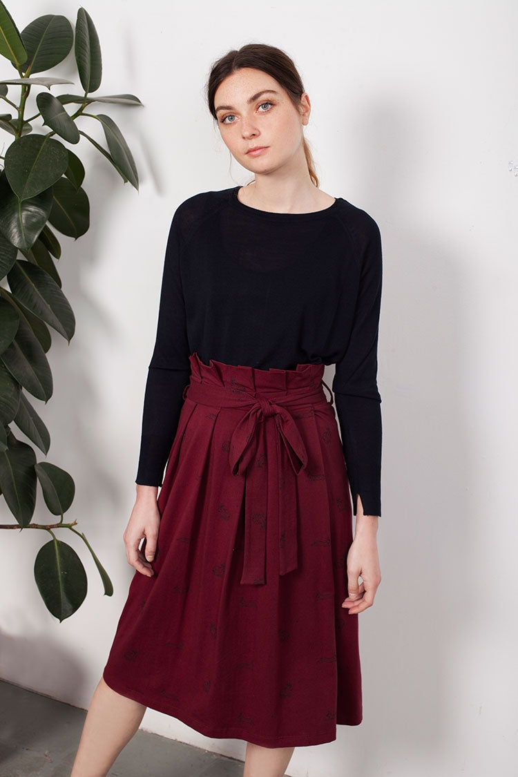 Lamar Burdeaux Plated Skirt