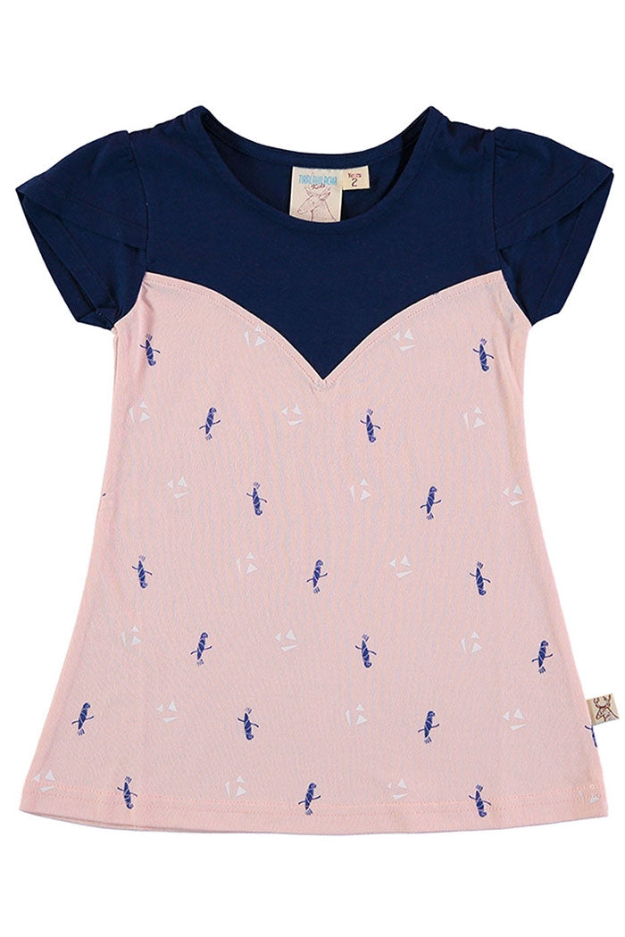 Light pink flared dress