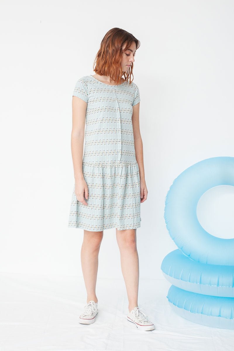 Miranda charlestón dress with arrow print