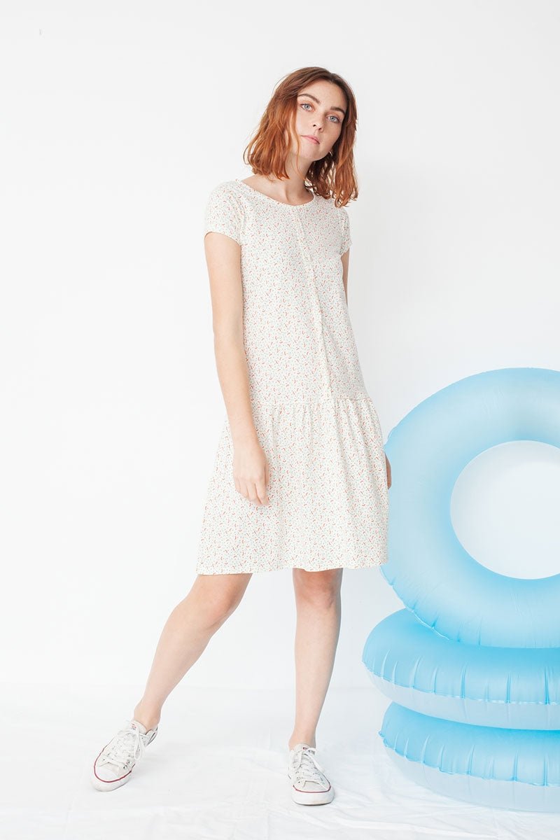 Miranda charlestón dress with geometric print