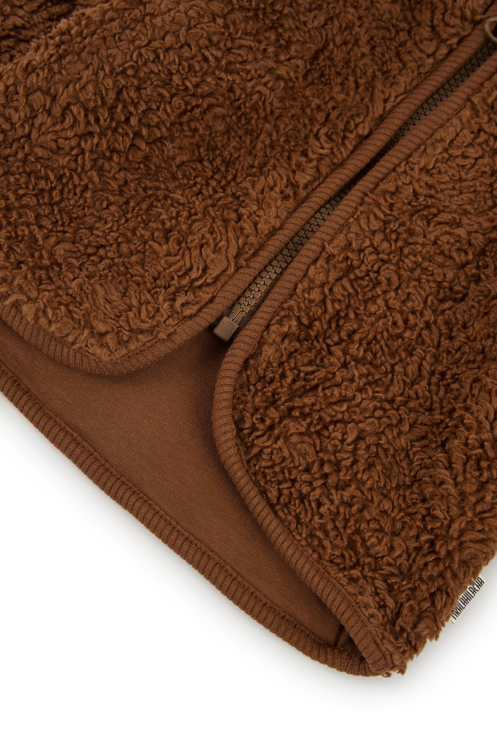 Organic Baby sherpa Jacket in Brown - Imagen 2