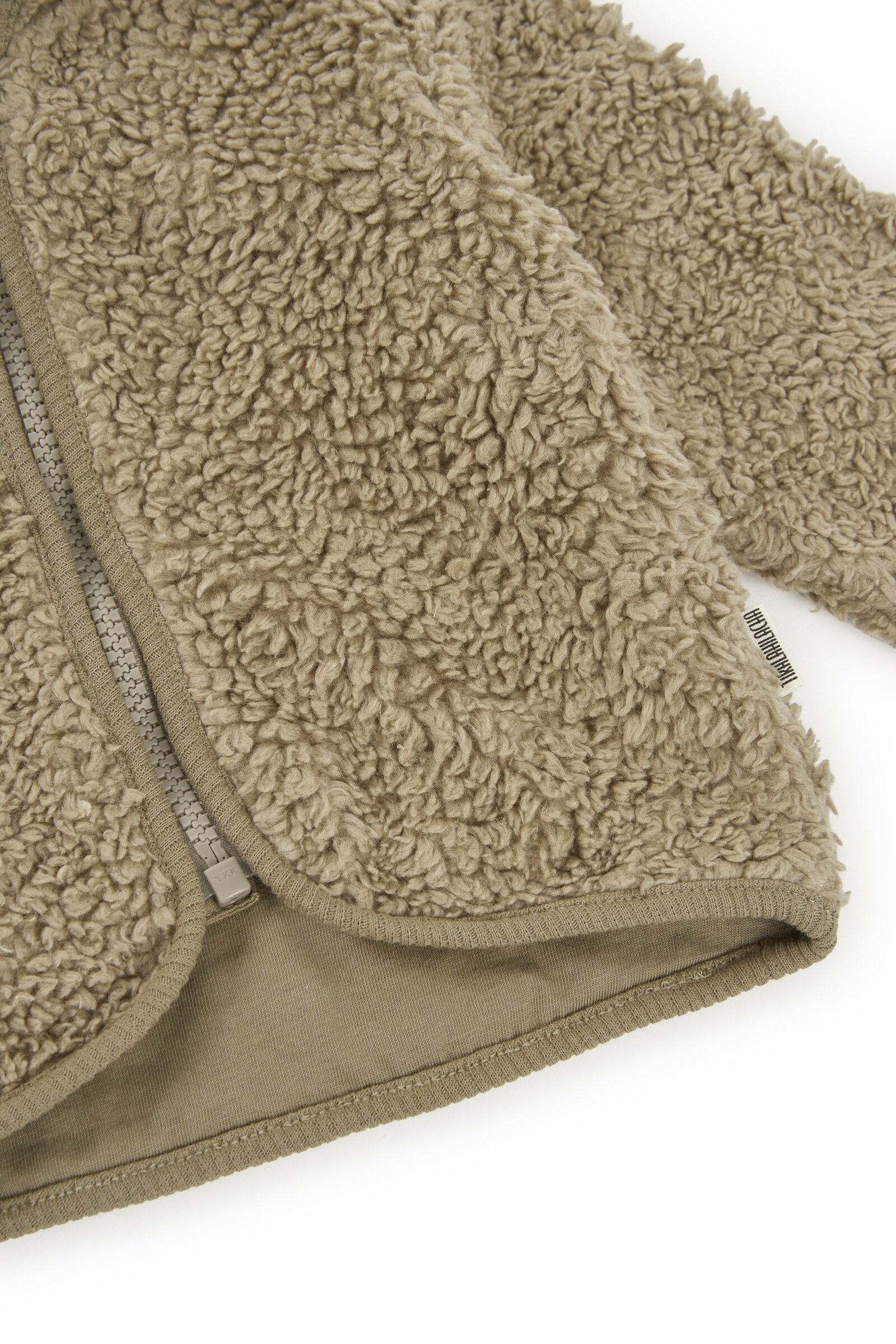 Organic Baby sherpa Jacket in Green - Imagen 3