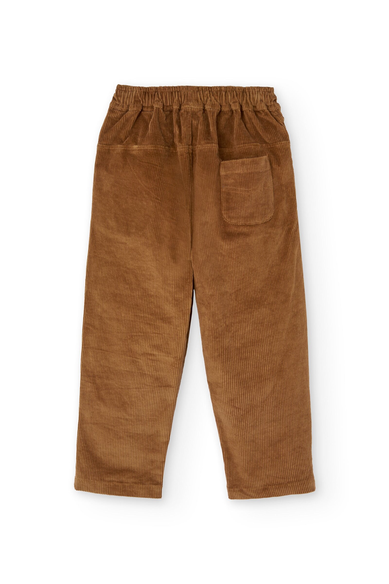 Organic corduroy kids pants Terracota