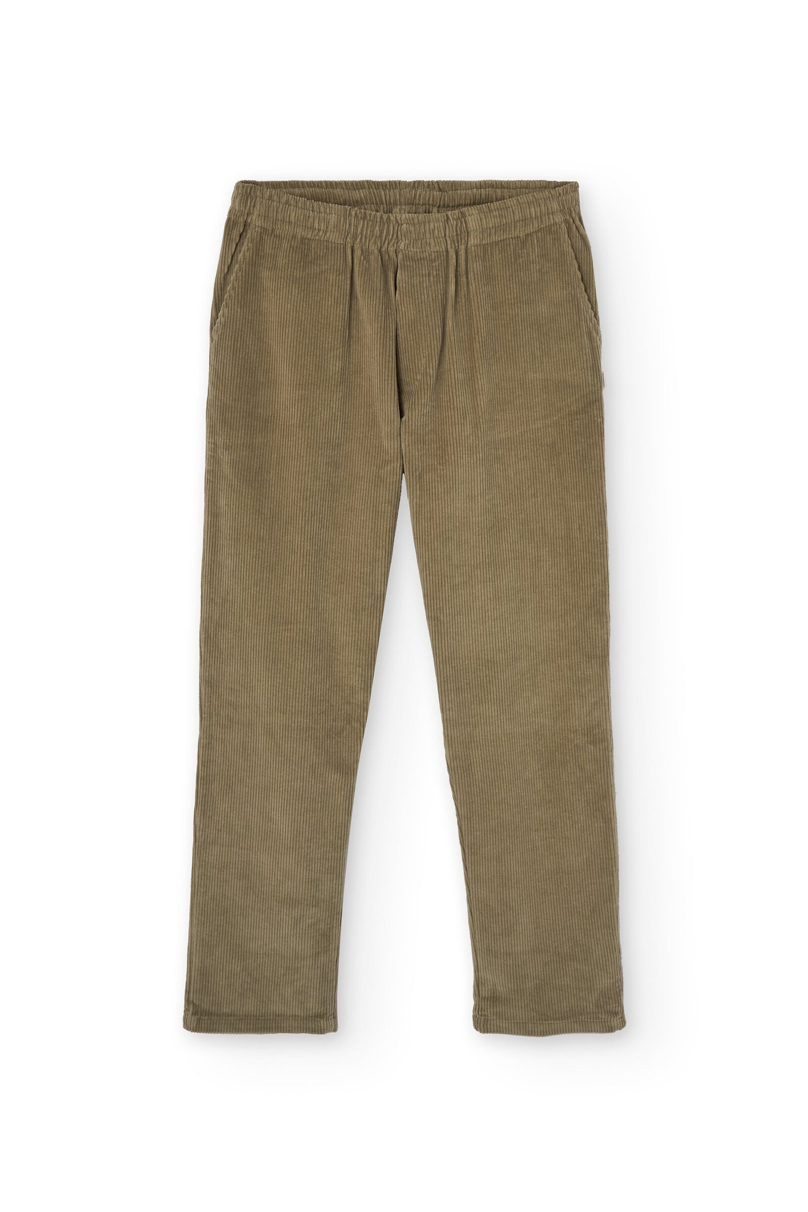 Organic oversized corduroy pants in Green