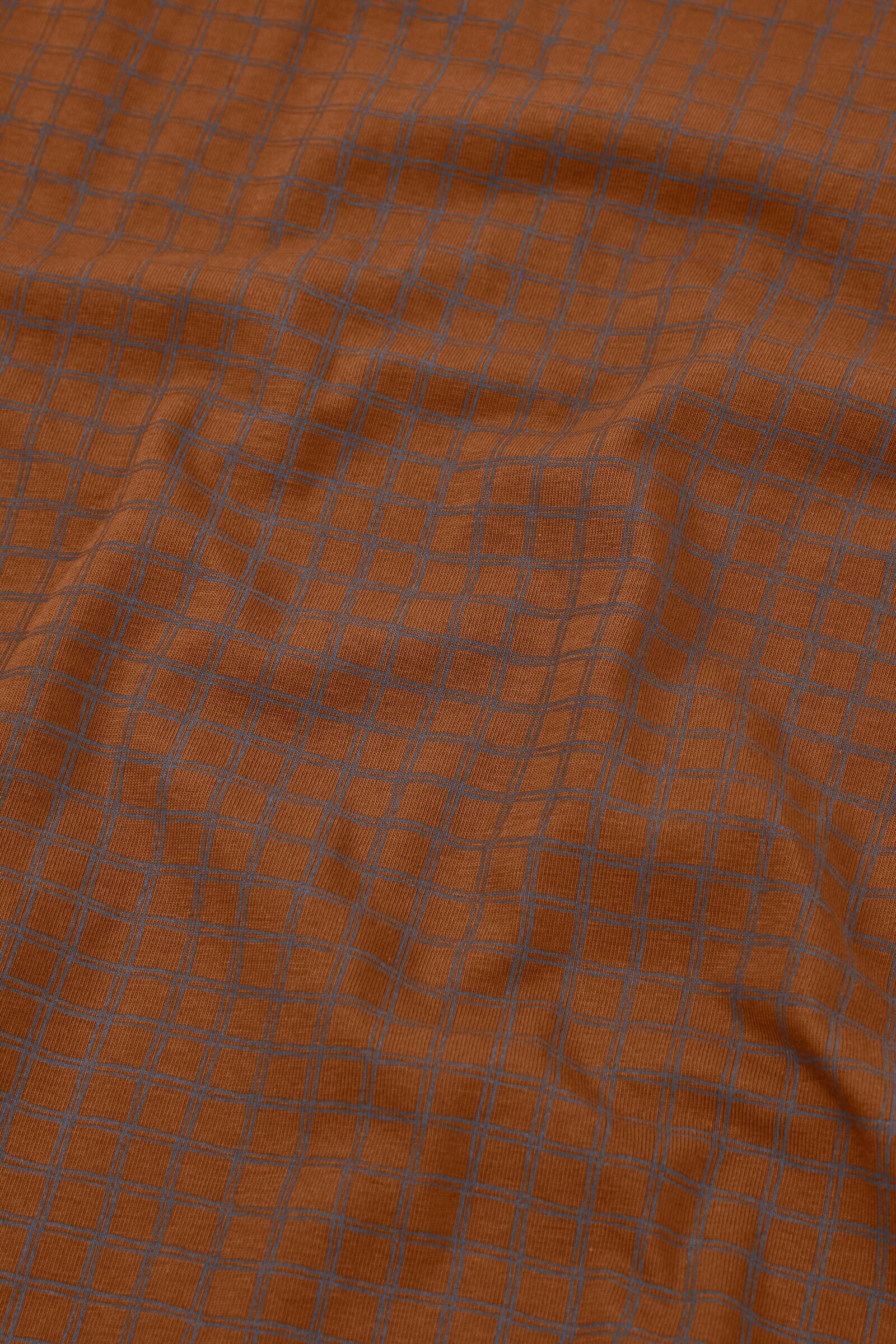 Organic printed boat neckline jersey top - Imagen 5