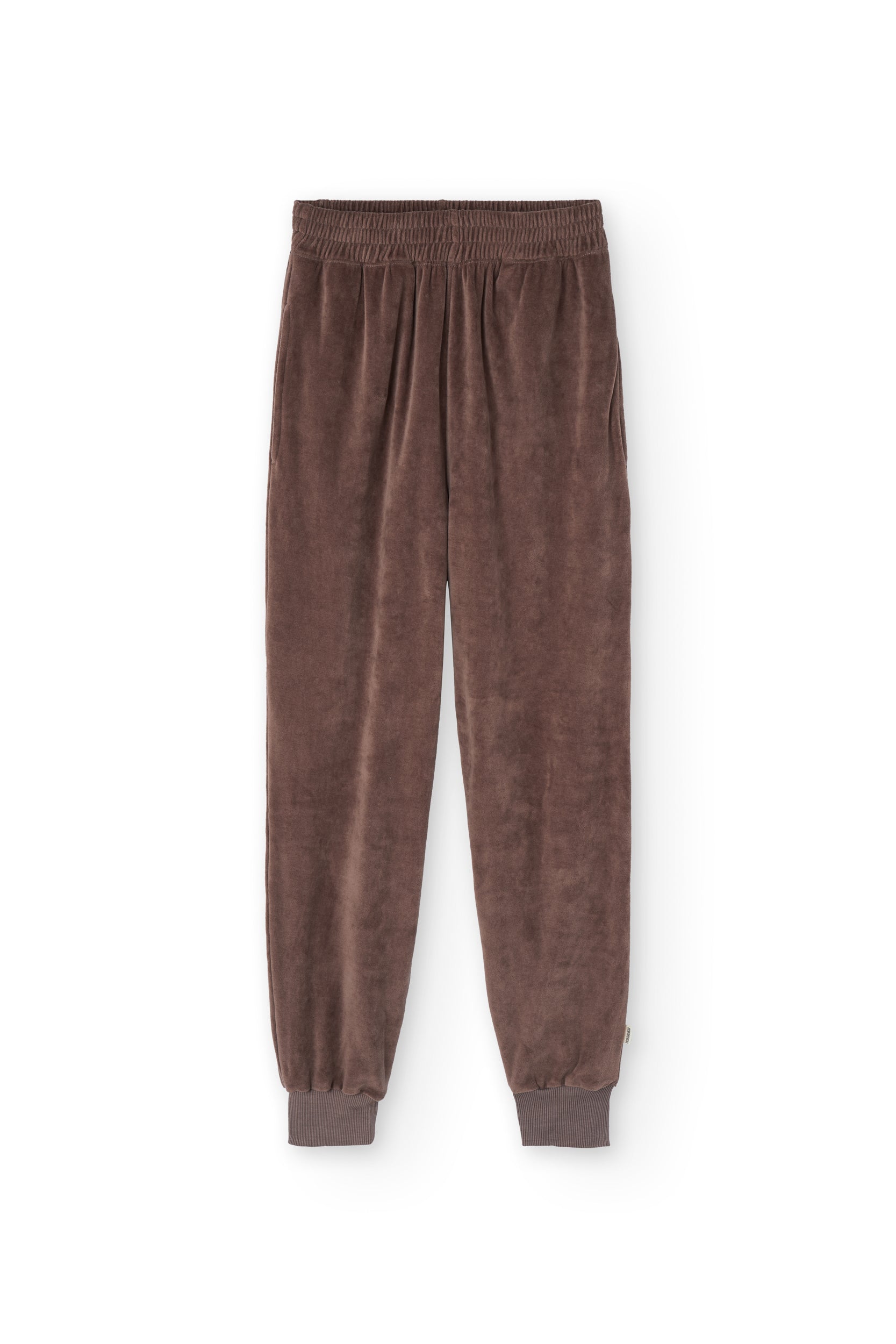Organic Velvet Jogger in Mauve