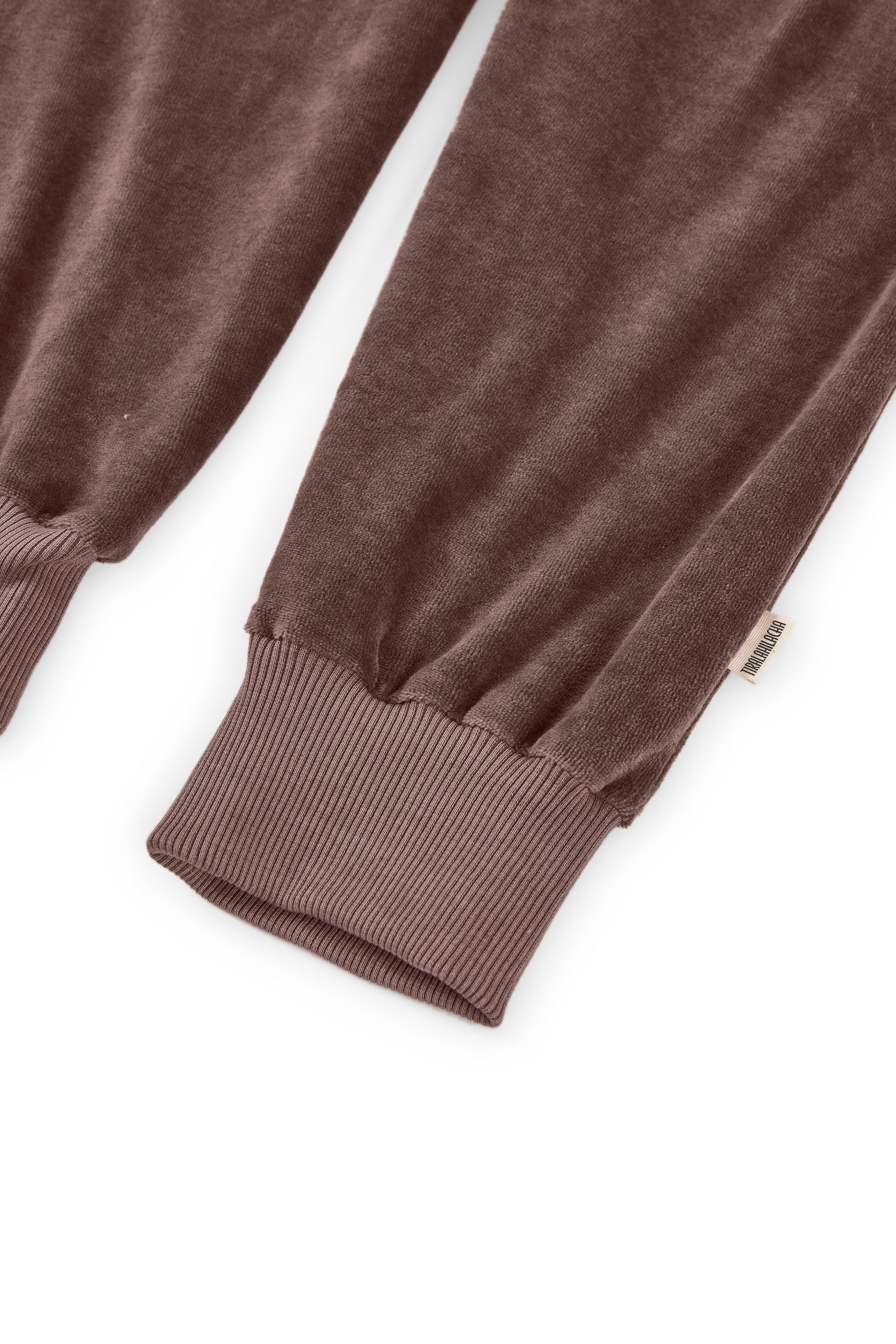 Organic Velvet Jogger in Mauve - Imagen 5