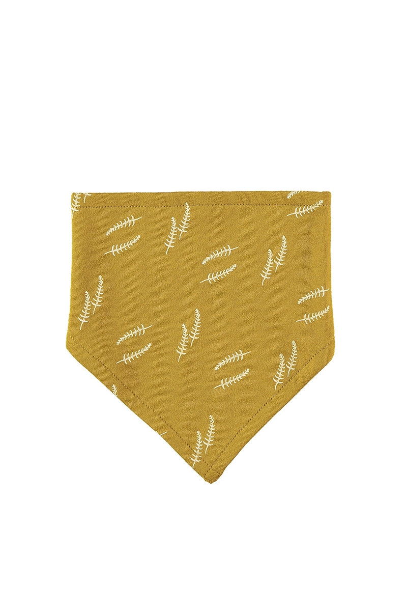 Reversible bib in mustard