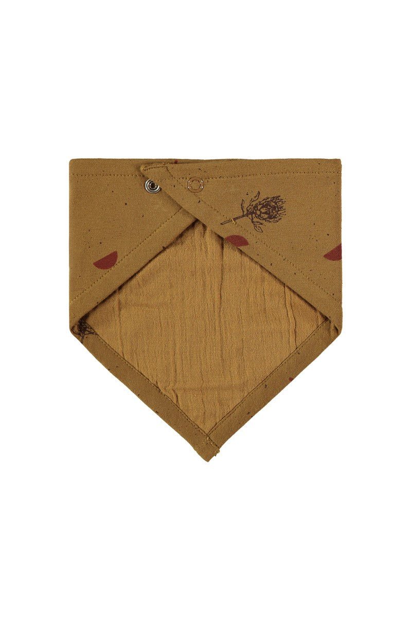 Sadie Reversible bib in mustard