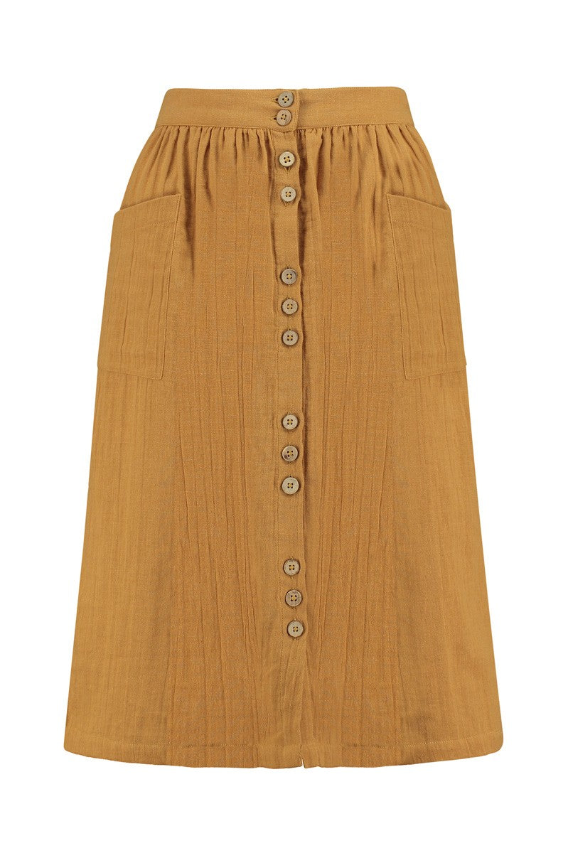 Samara skirt in mustard