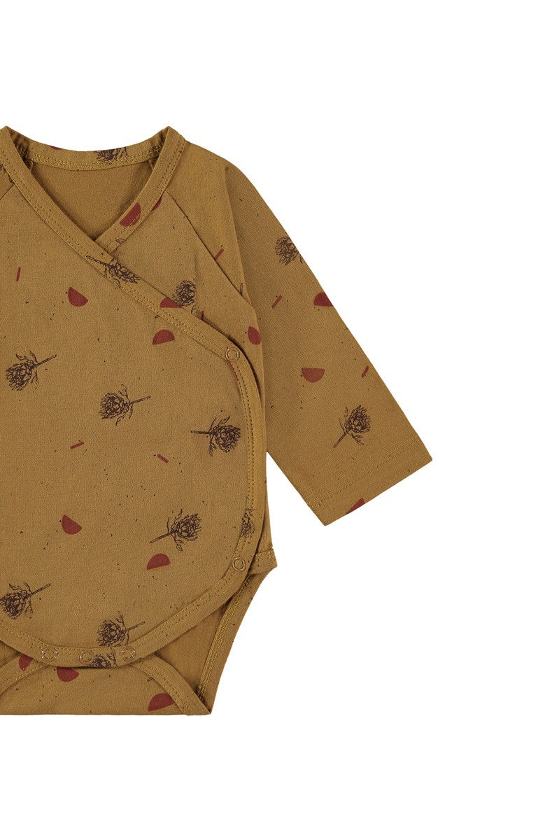 Samy Baby's jumpsuit in mustard - Imagen 2