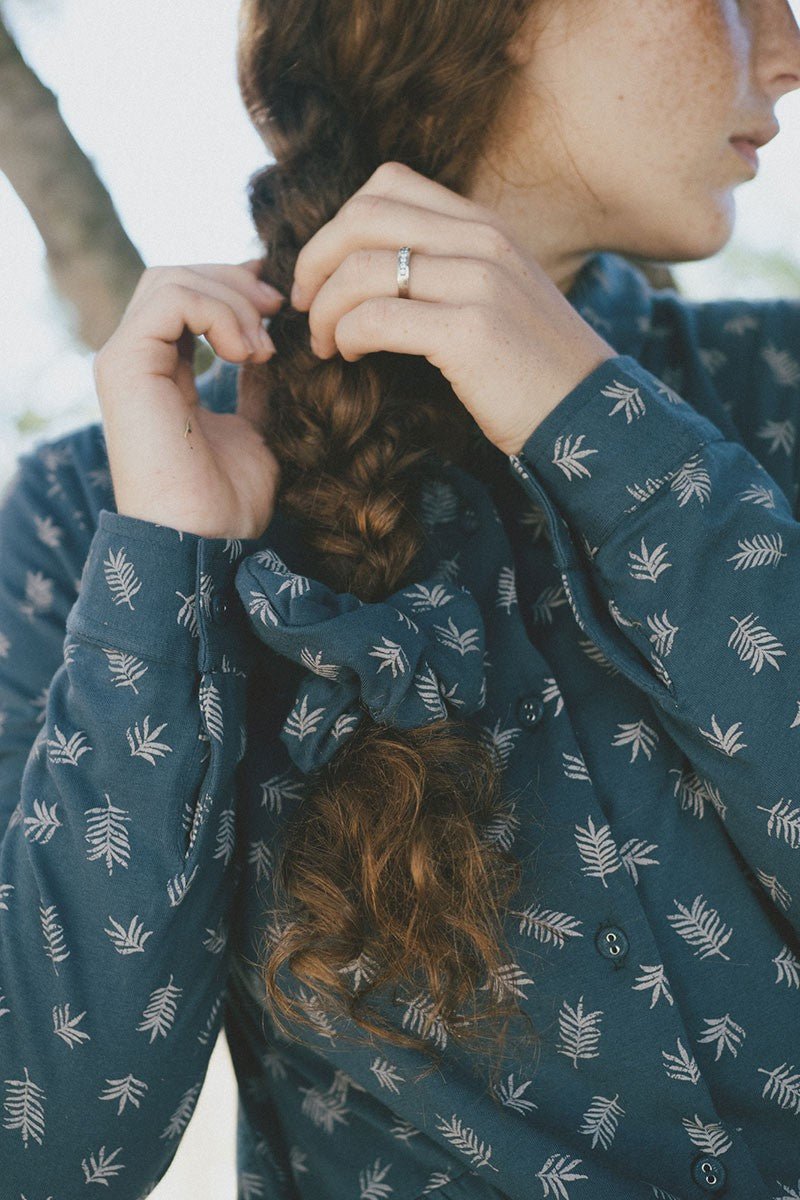 Scarlette shirt dress in blue - Imagen 3