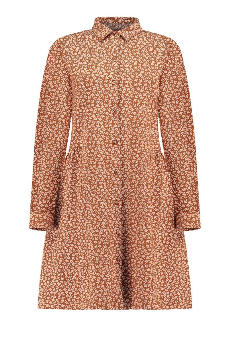 Scarlette shirt dress in terracotta