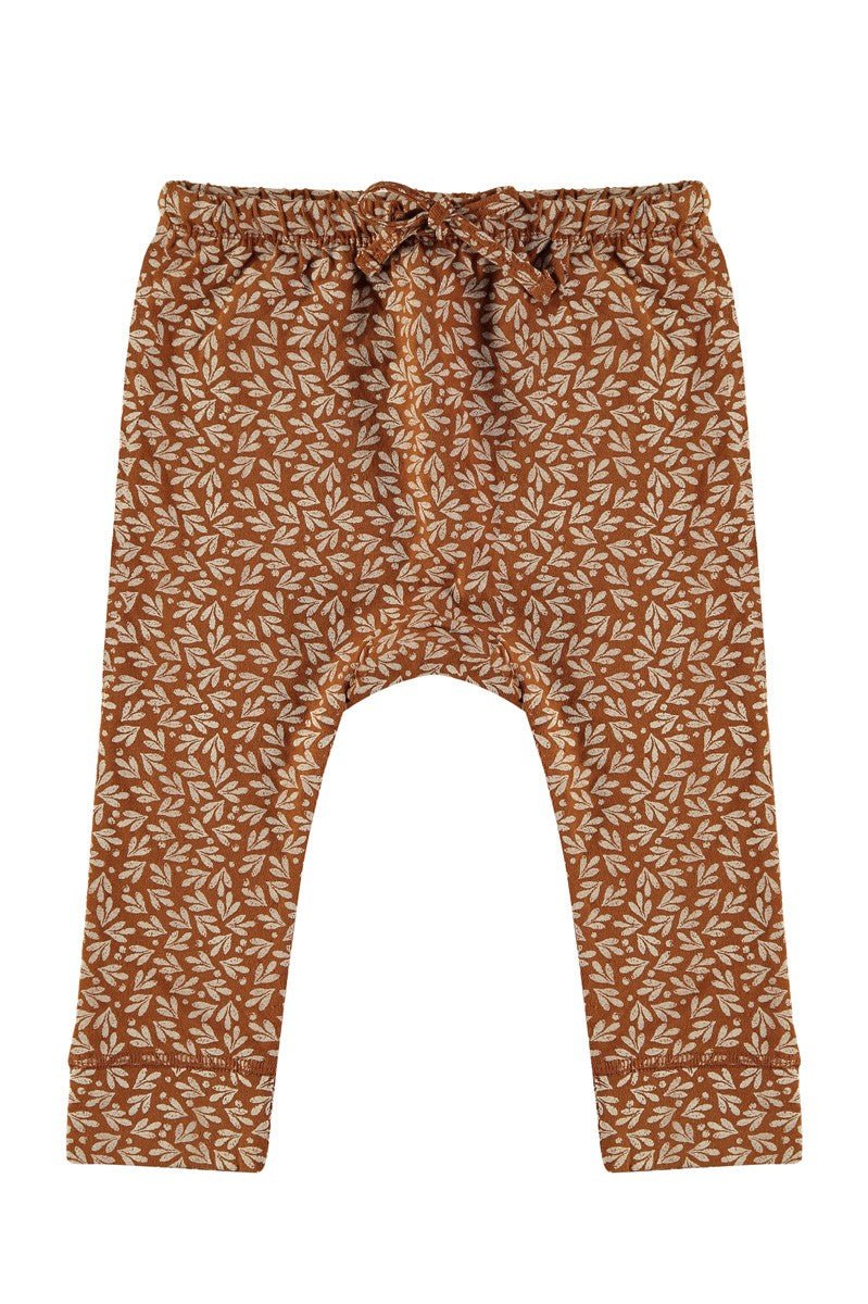 Shawn baby pants in terracotta