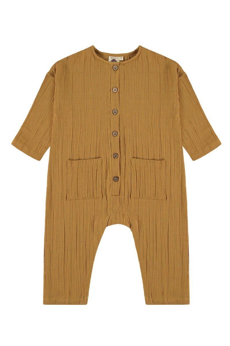 Surya unisex jumpsuit in mustard