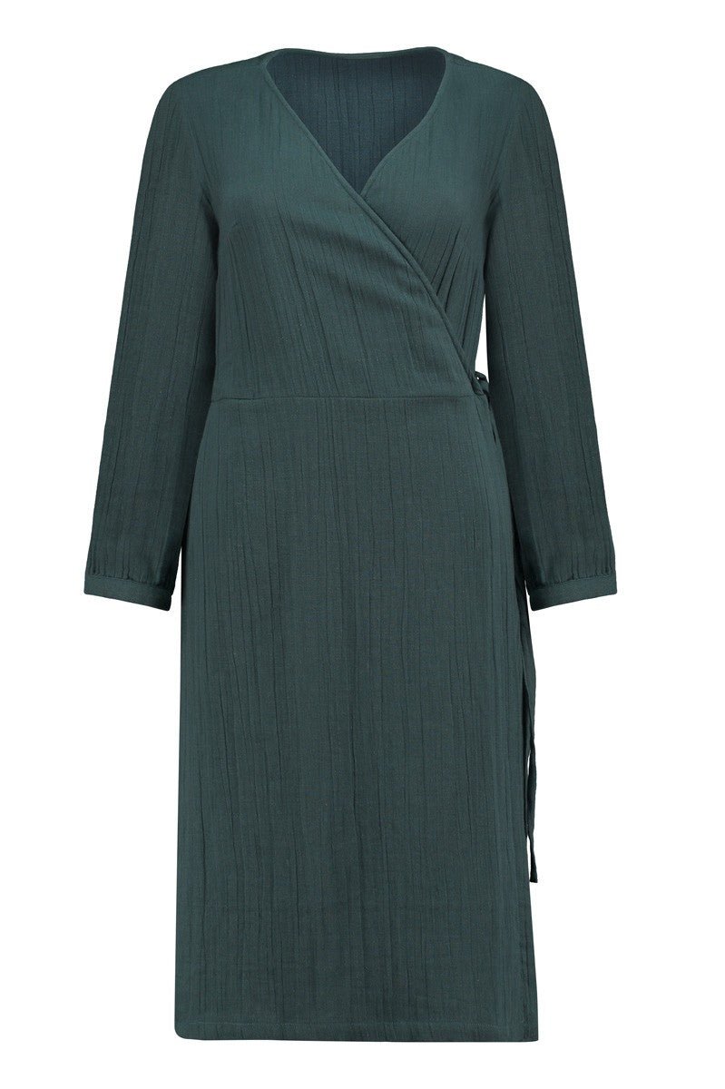 Susana Crossover dress in blue