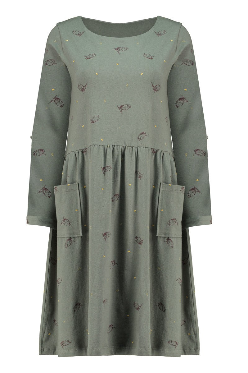 Susette oversize dress green