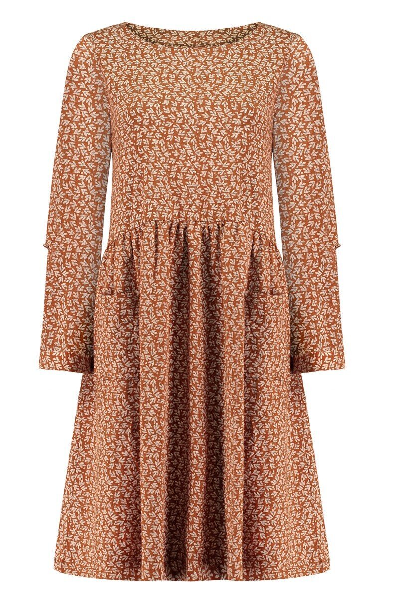 Susette oversize dress terracotta