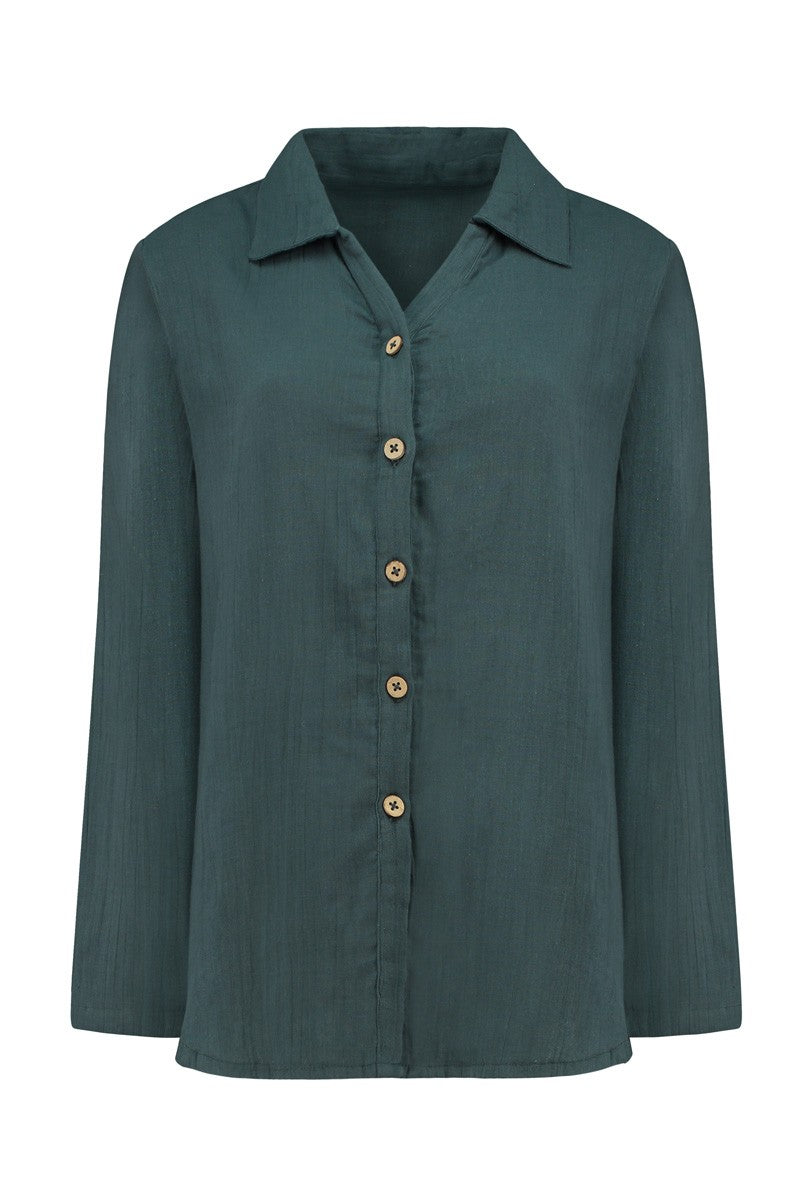 Sylvie oversize shirt in blue