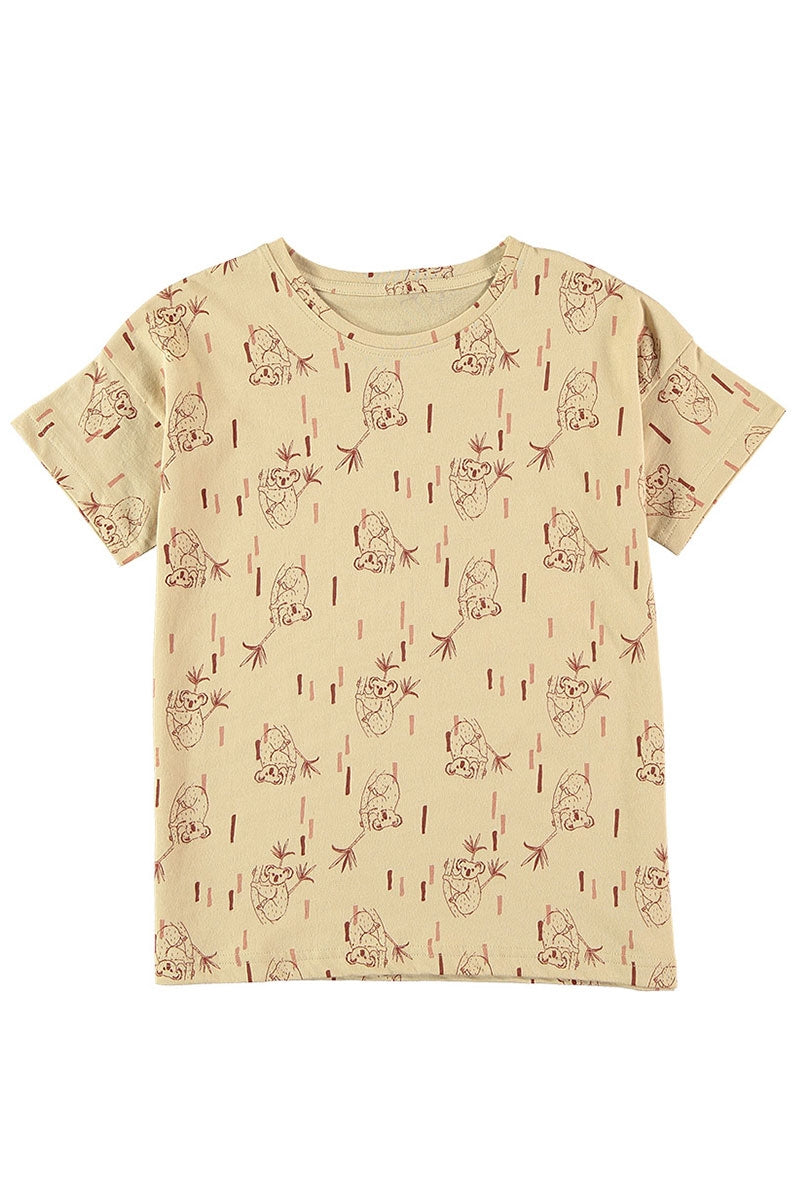 T-shirt unisex in beige