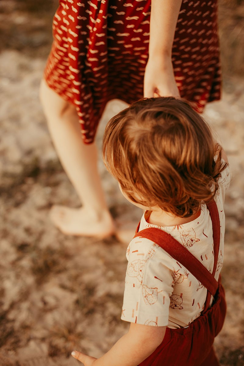 T-shirt unisex in beige - Imagen 4