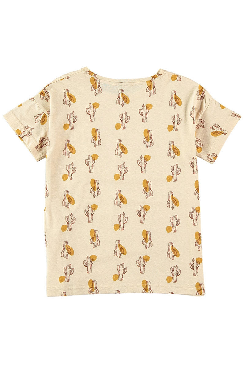 T-shirt unisex in beige - Imagen 2