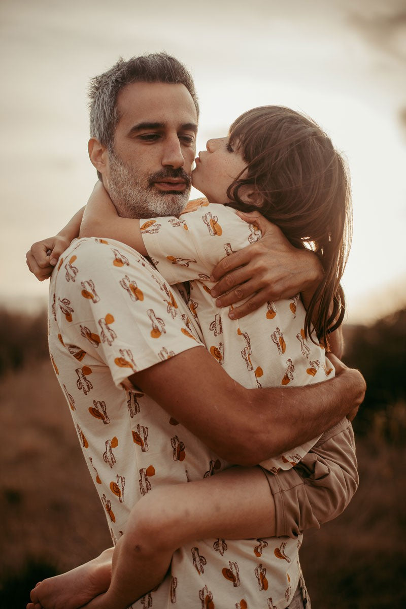 T-shirt unisex in beige - Imagen 5