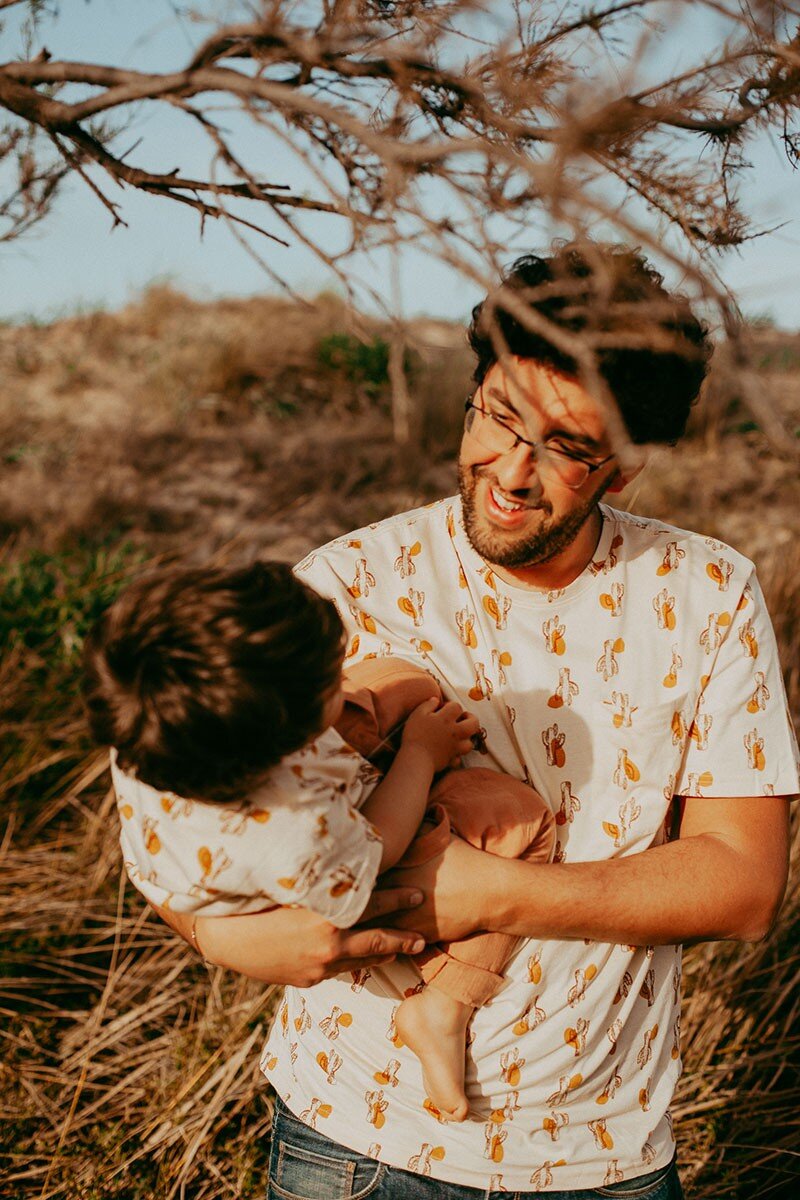 T-shirt unisex in beige - Imagen 6