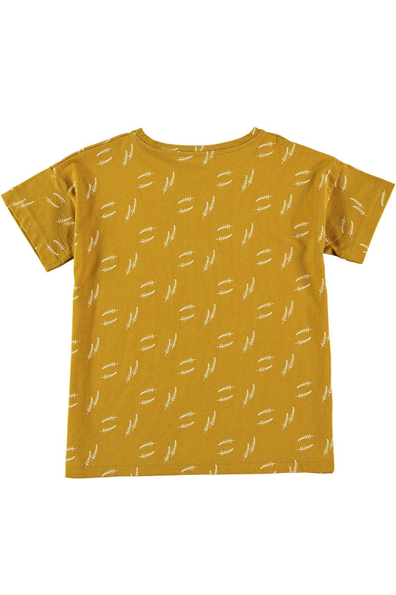 T-shirt unisex in mustard - Imagen 2