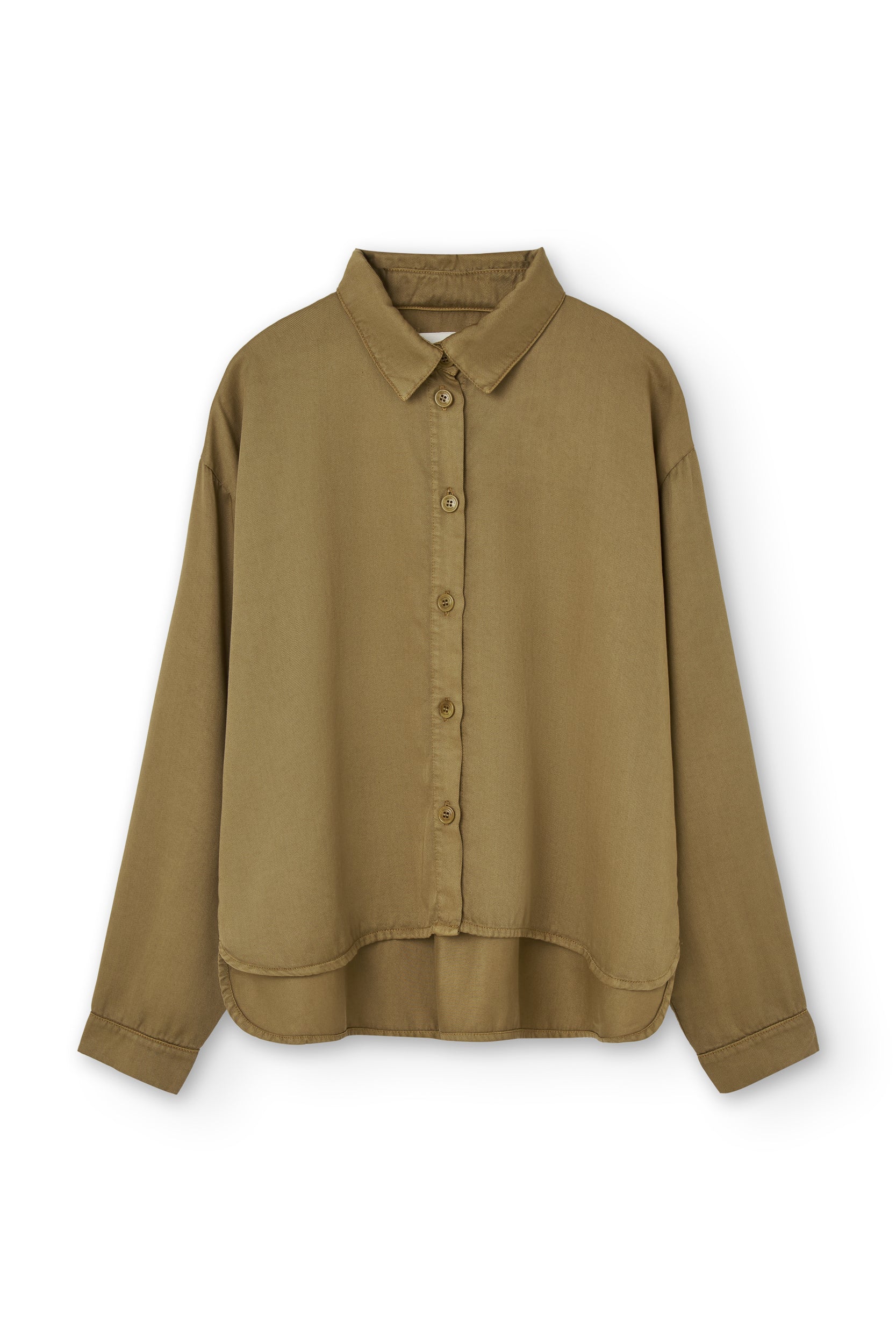 Tait Oversized Shirt 100% TENCEL™ in Mustard