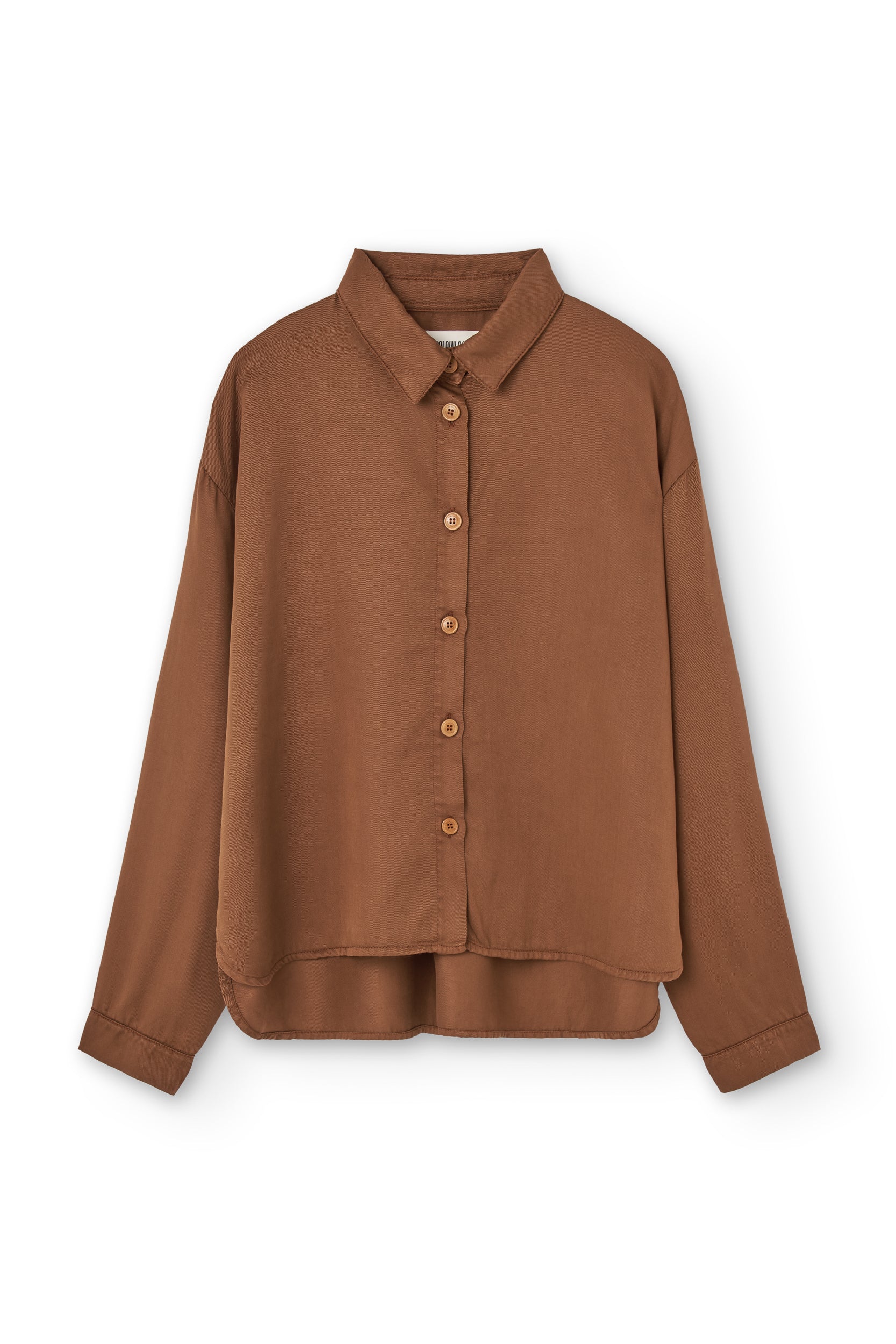 Tait Oversized Shirt 100% TENCEL™ in Terracotta
