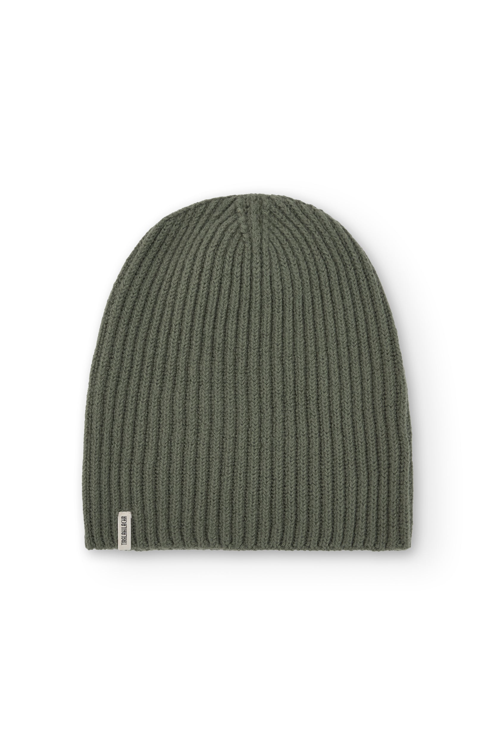 Tao chunky wool beanie in green