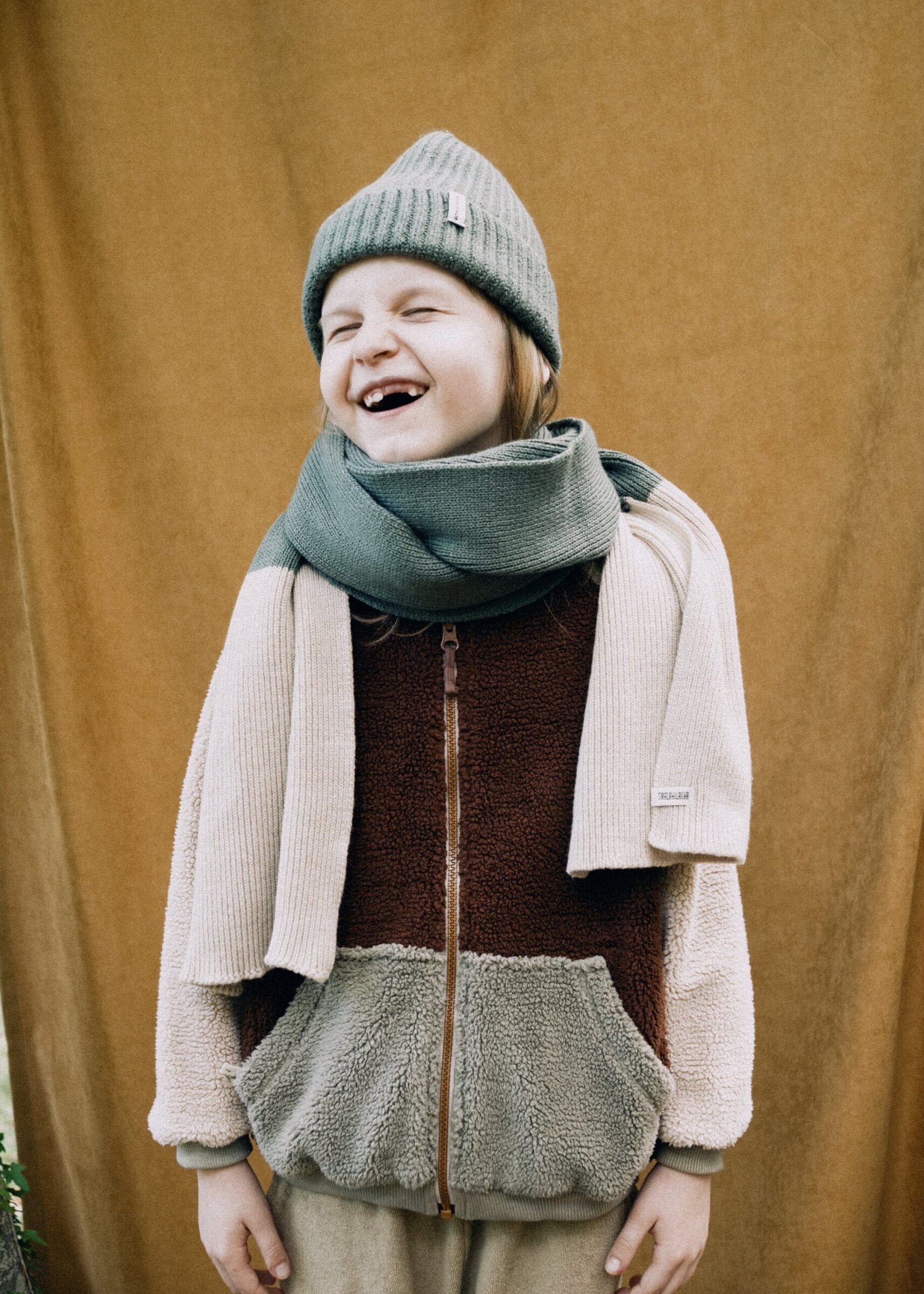 Tao chunky wool beanie in green - Imagen 3