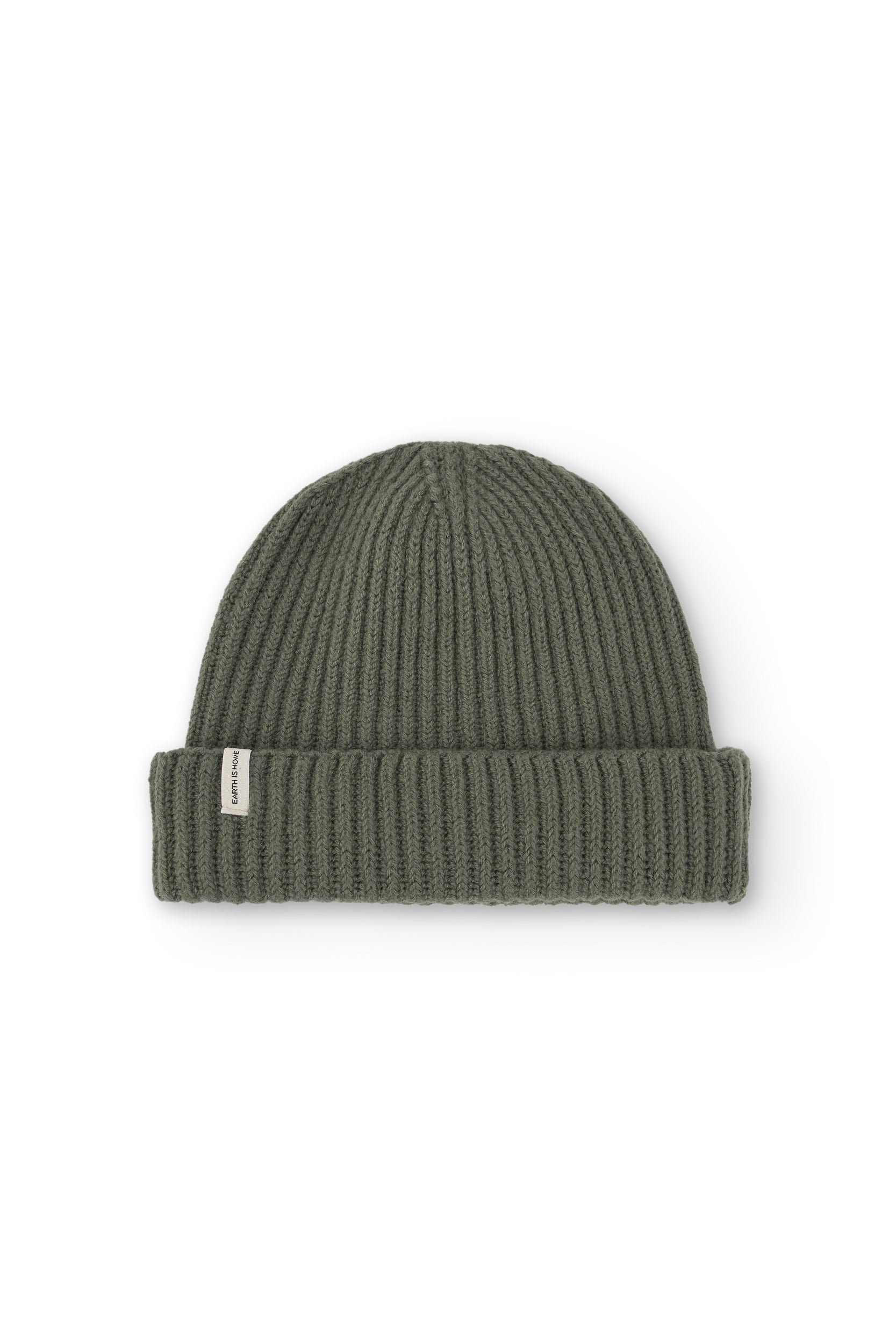 Tao chunky wool beanie in green - Imagen 2