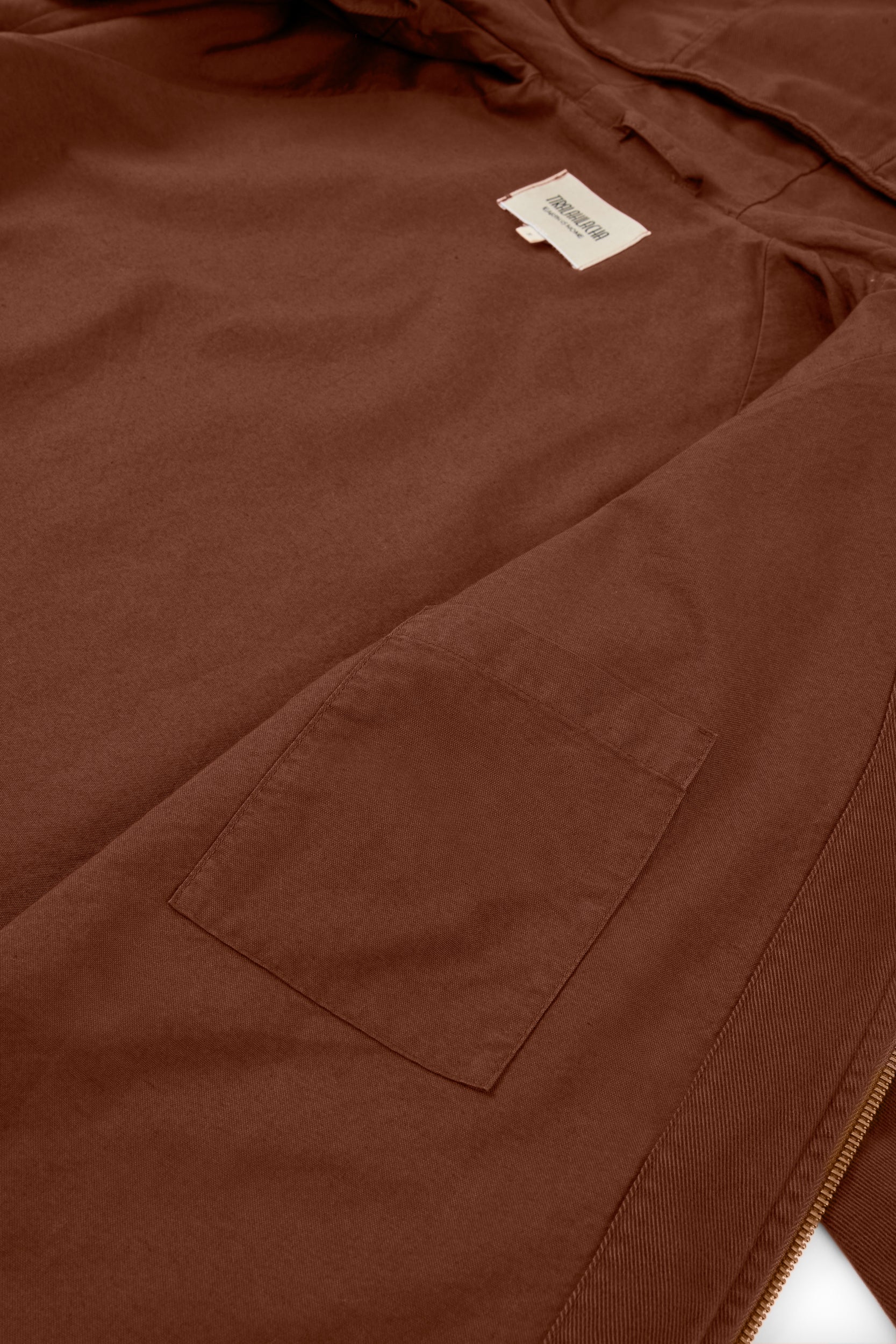Tensel Jacket Organic Cotton in Terracotta - Imagen 7