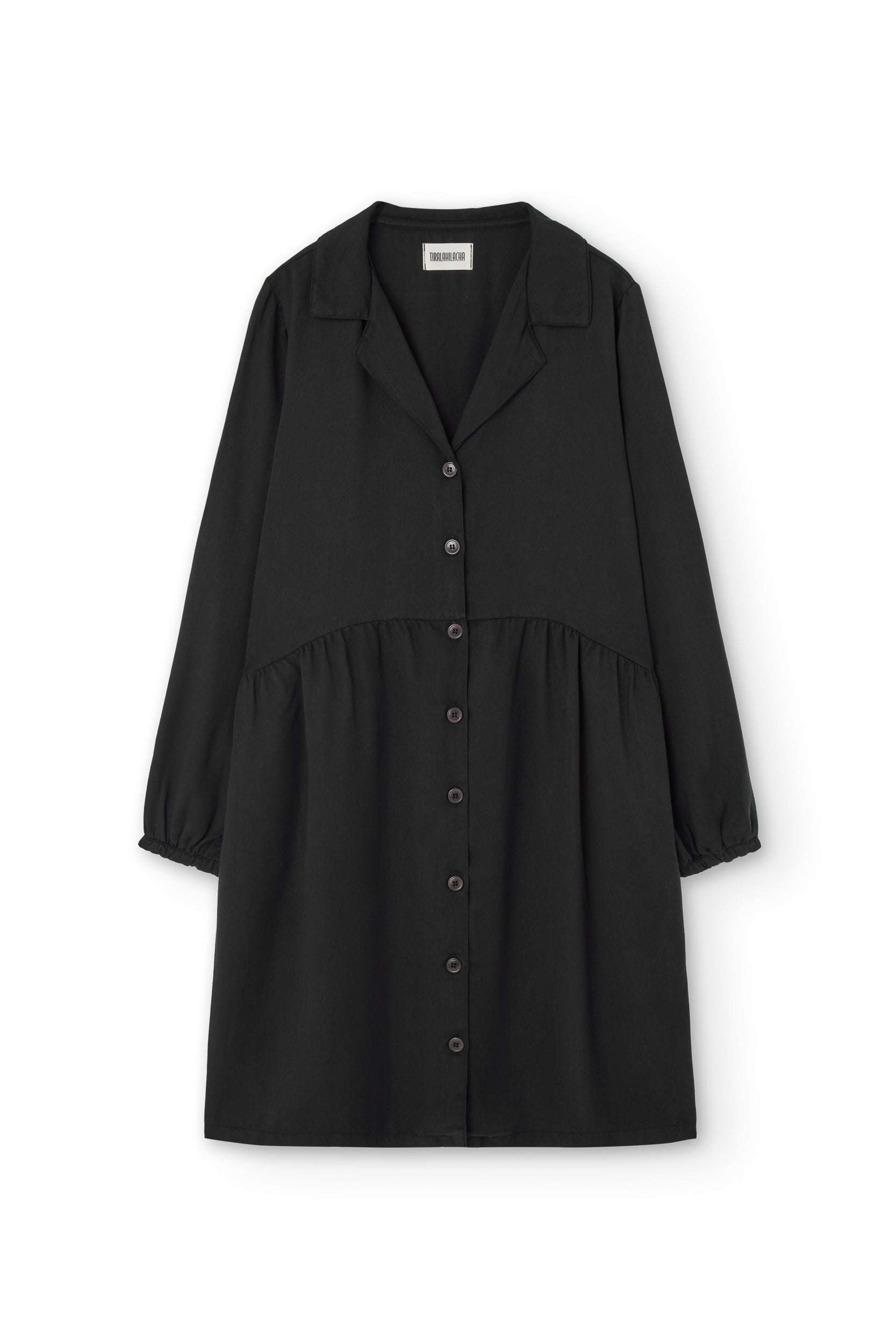 Tracy Shirt Dress 100% TENCEL™ in Black