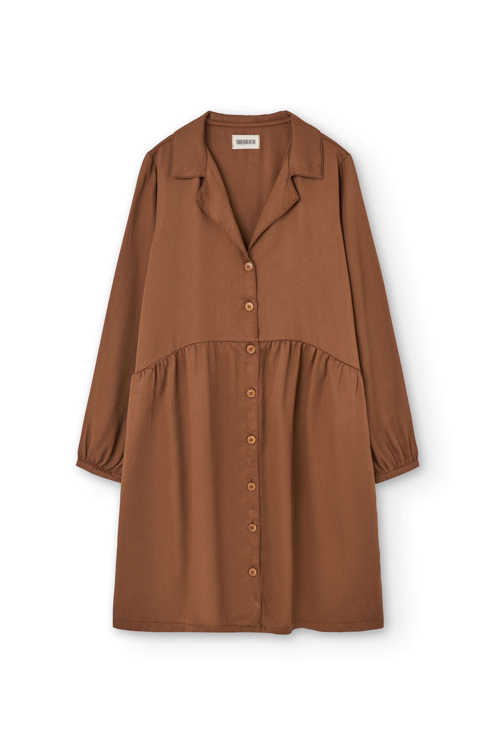 Tracy Shirt Dress 100% TENCEL™ in Terracotta