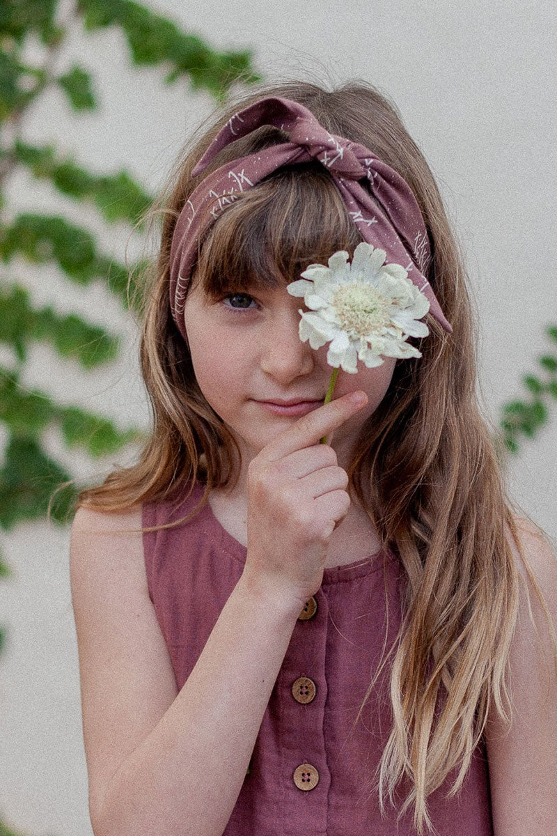 Turbante Peces Malva