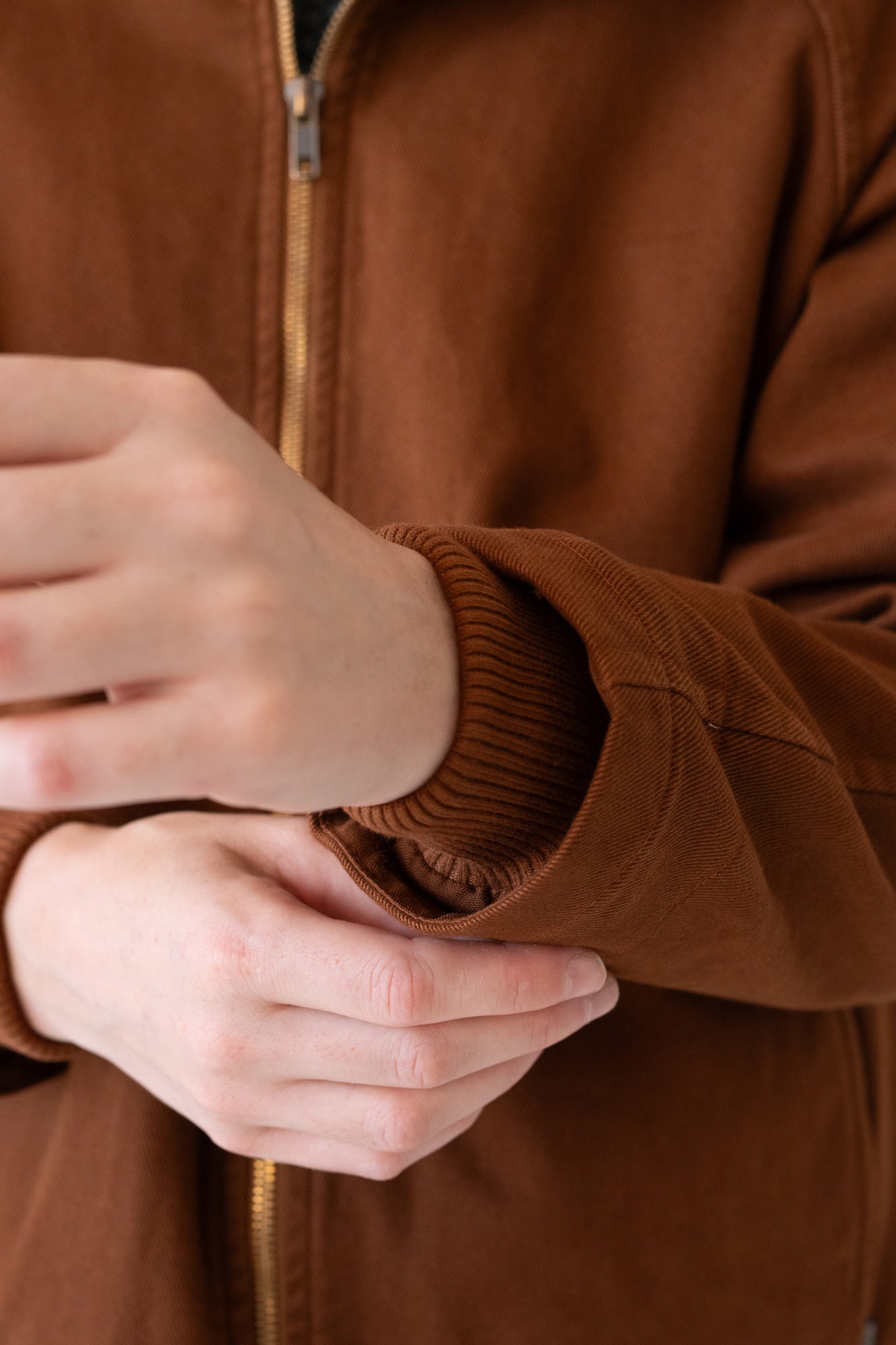 Turina Jacket Organic Cotton in Terracotta - Imagen 9