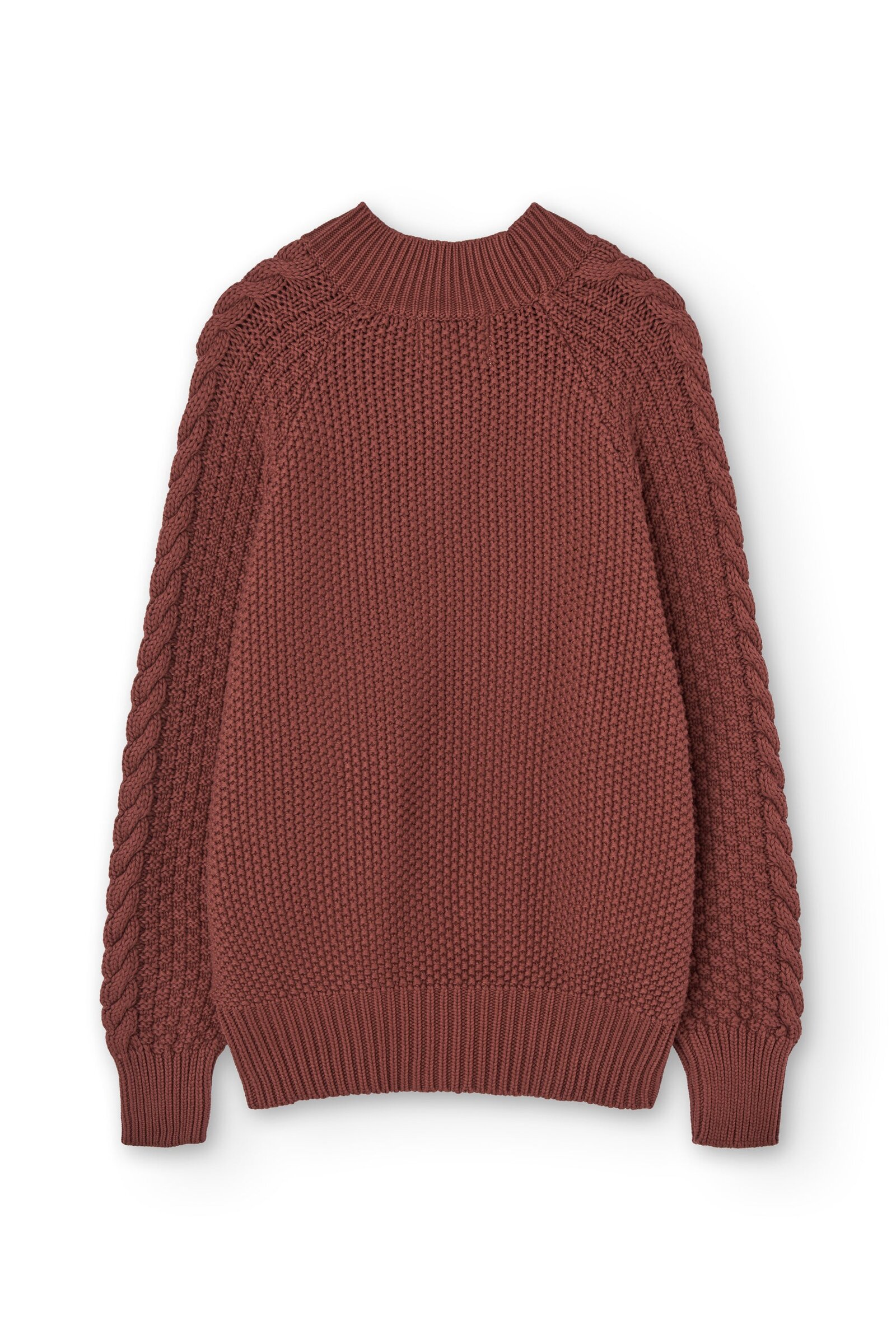 Turner Sweater Organic Cotton in Garnet Rosella - Imagen 2
