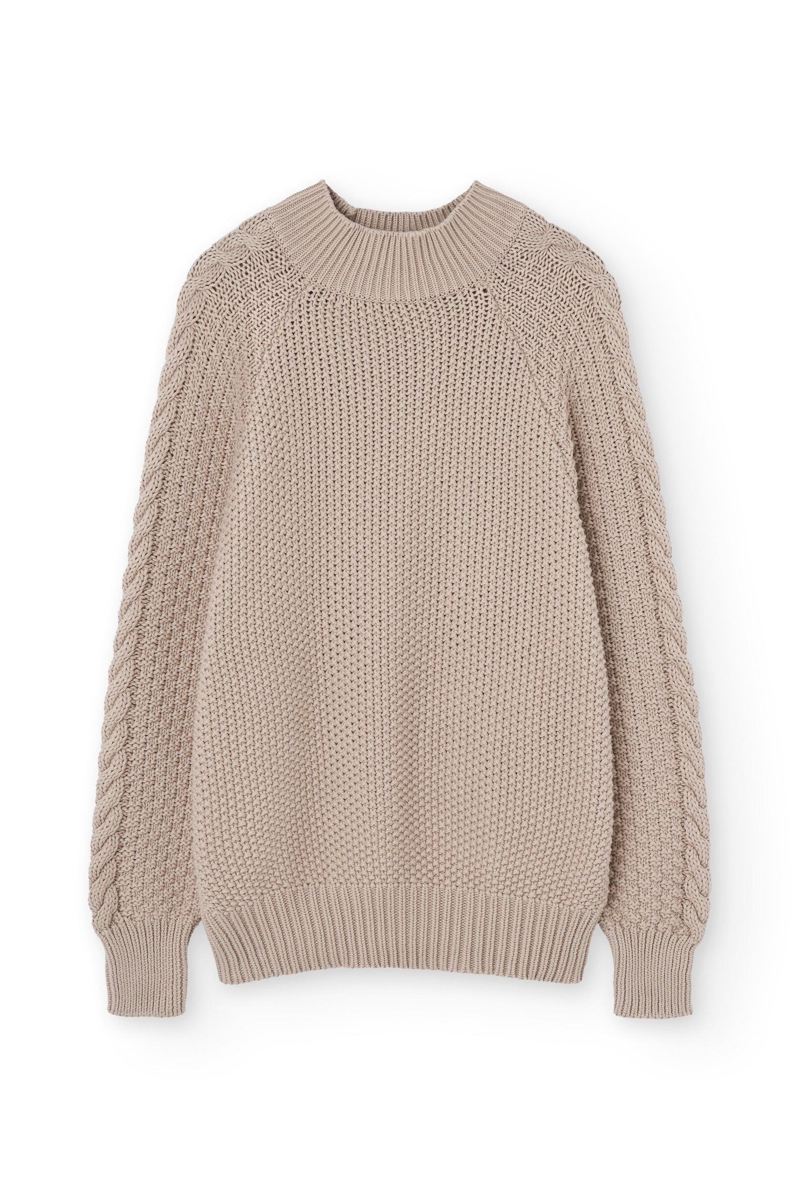 Turner Sweater Organic Cotton in Magnolia White