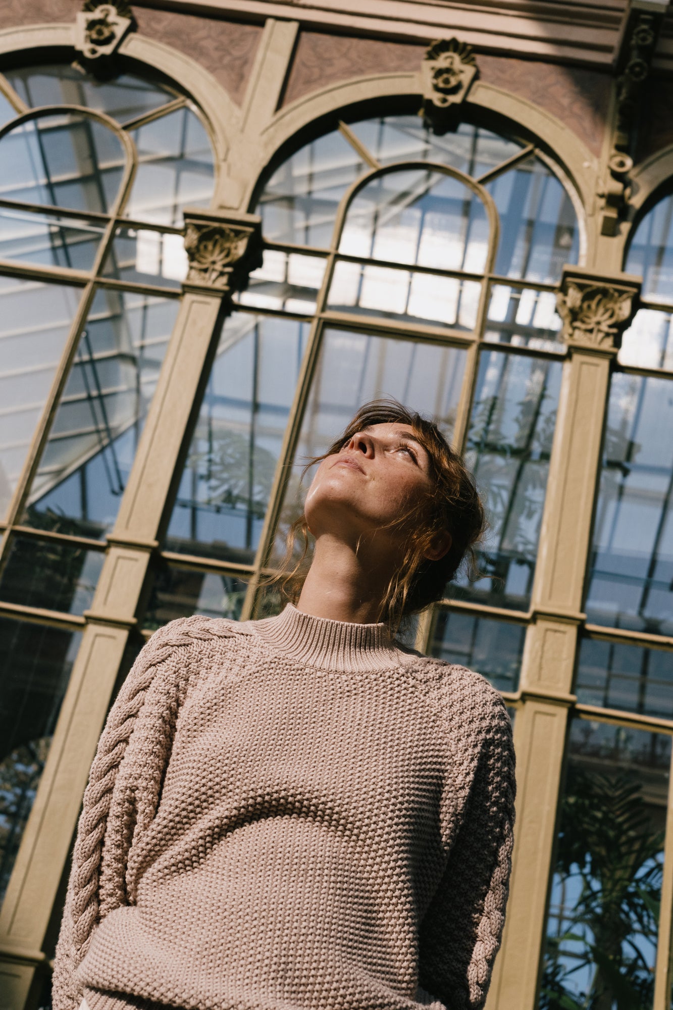 Turner Sweater Organic Cotton in Magnolia White - Imagen 3