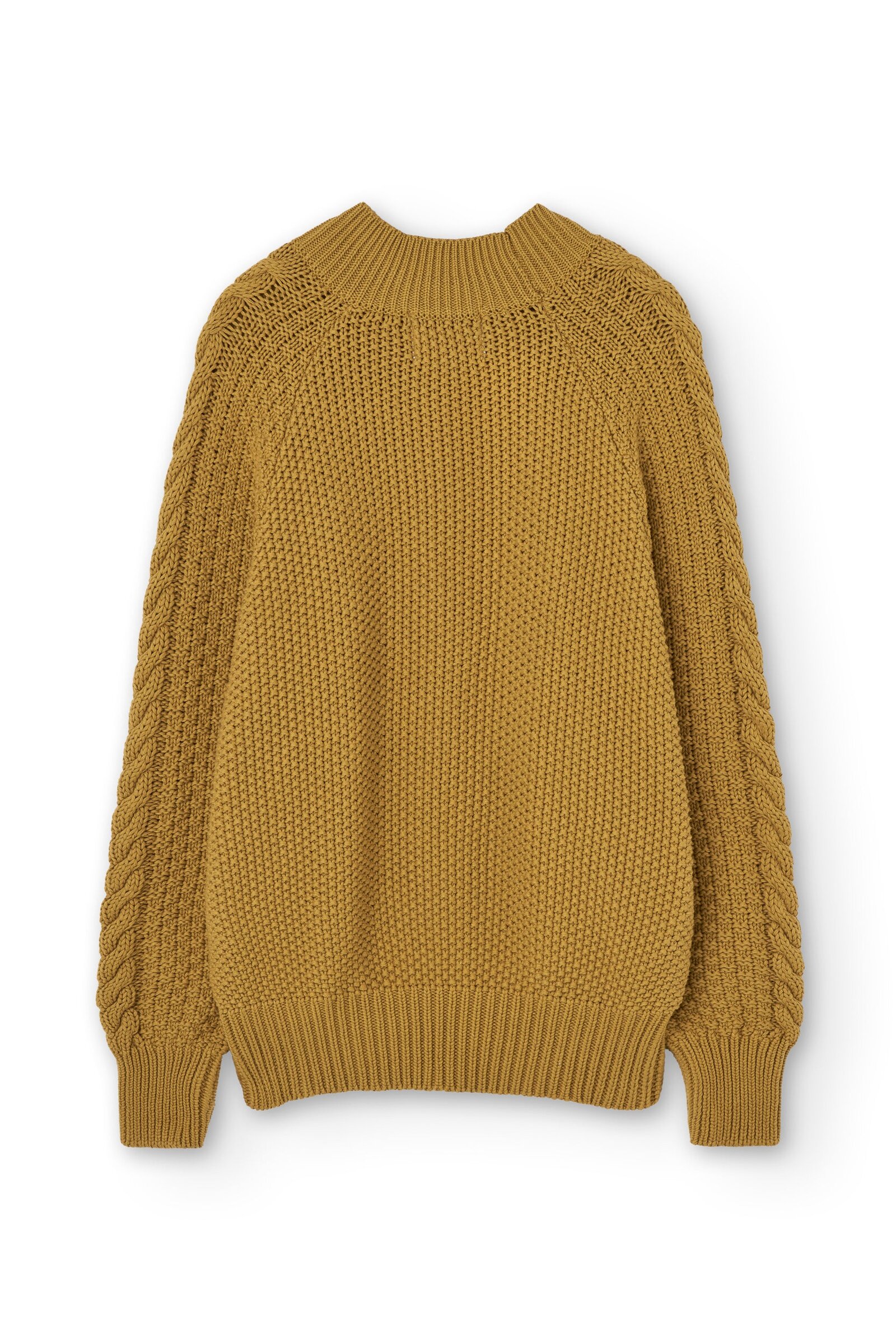 Turner Sweater Organic Cotton in Mustard - Imagen 2