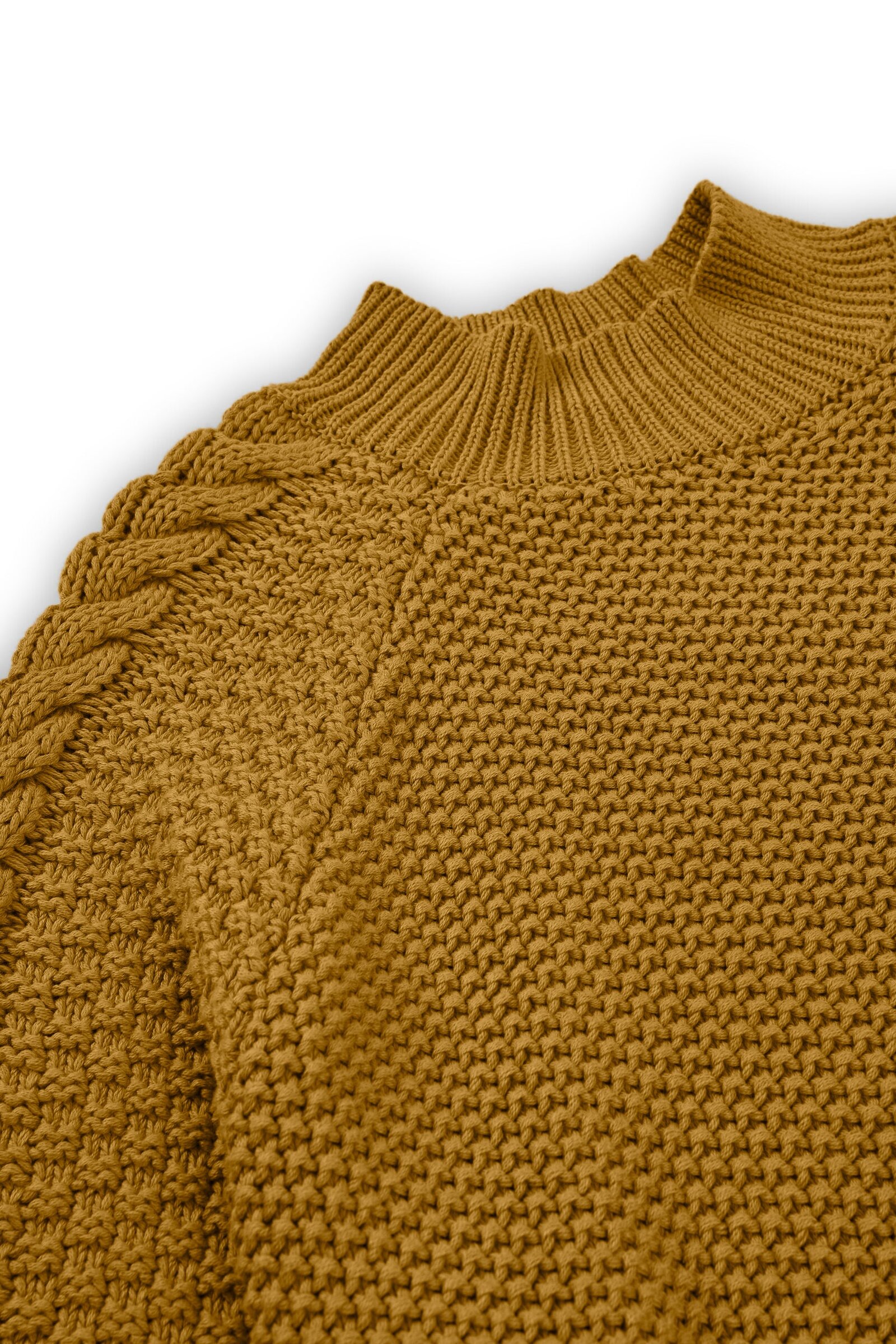 Turner Sweater Organic Cotton in Mustard - Imagen 6